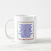Mug Affirmations positives d'exercice (Gauche)