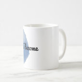 Mug affirmations positives du matin pour travailler du (Devant droit)