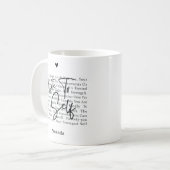 Mug Affirmations Positives Écriture Noire Note Pour So (Devant gauche)