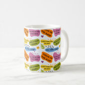 Mug Affirmations positives Motif - Citation motivation (Devant droit)