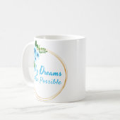 Mug affirmations positives pour l'acceptation de la vi (Devant gauche)