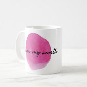 Mug affirmations positives pour l'acceptation de soi (Devant gauche)