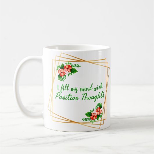 Mug affirmations positives pour l'amour-propre et le s (Gauche)