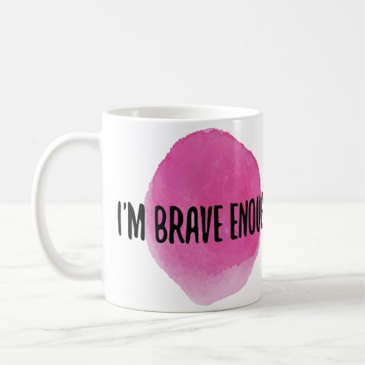Mug affirmations positives pour les autosoins (Gauche)