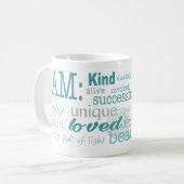 Mug Affirmations quotidiennes (Devant gauche)