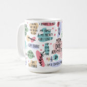 Mug Affirmations quotidiennes Inspirational Mom (Devant gauche)