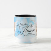 Mug Afghan Hound Dog in Heaven Personalized Memorial (Centre)