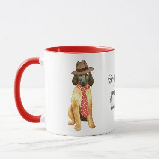 Mug Afghan Hound Papa (Gauche)
