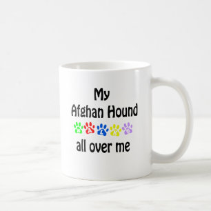 Mug Afghan Hound Walks Design
