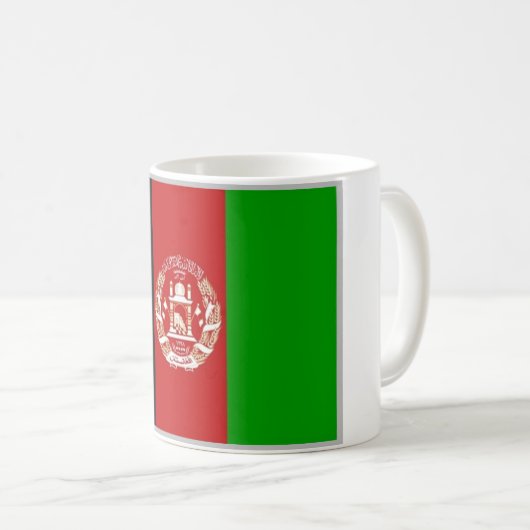 Mug Afghanistan - drapeau afghan - (Devant droit)