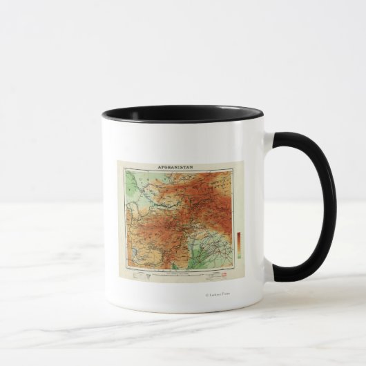 Mug AfghanistanCarte panoramiqueAfghanistan (Droite)
