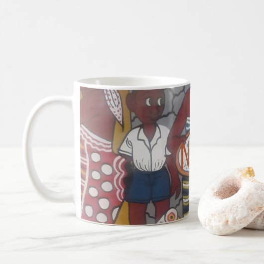Mug Africain traditionnel Homestead Lifestyle (Avec donut)