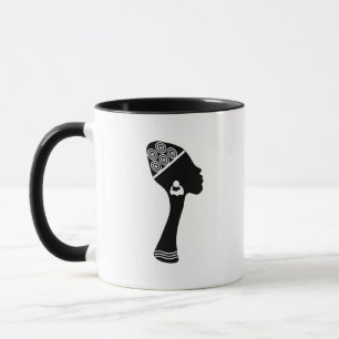 Mug Africaine américaine abstraite
