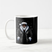 Mug African American Christmas Xmas Afro Santa Claus  (Gauche)