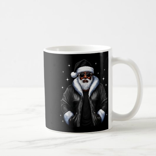 Mug African American Christmas Xmas Afro Santa Claus  (Droite)