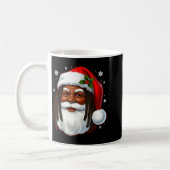 Mug African American Santa Christmas Cool Black X-mas (Gauche)