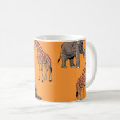 Mug African Animal Pattern (Devant droit)