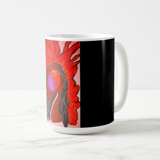Mug African Phoenix Rising (Devant droit)