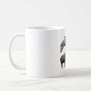 Mug African Safari Wildlife Design Giraffe