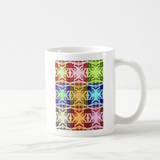 Mug Afrique À damiers Pop art Culture motif coloré (Droite)