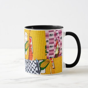 Mug Afrique, Angola, Benguela. Pantalon aux couleurs v