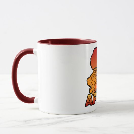 Mug Afrique - choisir style & couleur (Gauche)