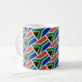 Mug AFRIQUE DU SUD DRAPEAU Écriture personnalisée BÉNÉ (Devant gauche)