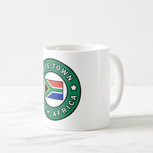 Mug Afrique du Sud du Cap (Devant droit)