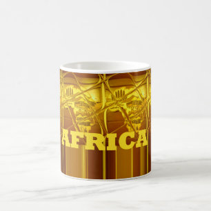 Mug Afrique Kenya Modèle d'images de boue