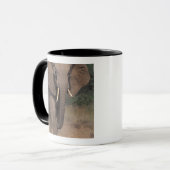 Mug Afrique, Kenya, Nanyuki, Mpala. Éléphant d'Afrique (Devant gauche)