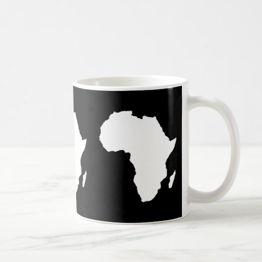 Mug Afrique noire audacieuse (Droite)