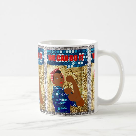Mug afrique rosie le riveter (Droite)
