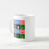 Mug afrique santa claus colorblock (Devant gauche)