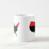 Mug Afro-Américain _ Couleurs rouge, noir et vert (Centre)