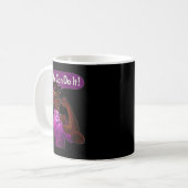 Mug Afro-américain Rosie le Riveter Histoire noire R (Devant gauche)
