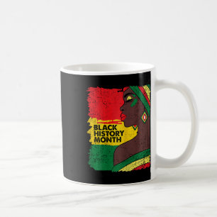 Mug Afro Femme Noir Histoire Mois Couleurs Hommes Femm