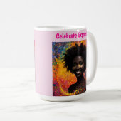 Mug Afro Nebula Whisper – Célébration de l'Histoire de (Devant droit)