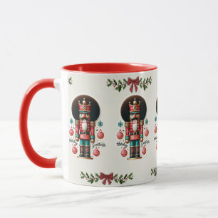 Mug Afro Nutcracker Happy Holidays
