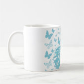 Mug Afro, papillons et lunettes de soleil (Gauche)