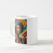 Mug Afro Soul Diva Art Vibrant Tee (Devant gauche)