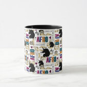 Mug Afro Unicorn Bold Motif (Centre)