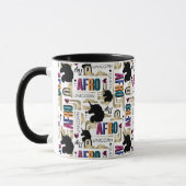 Mug Afro Unicorn Bold Motif (Gauche)