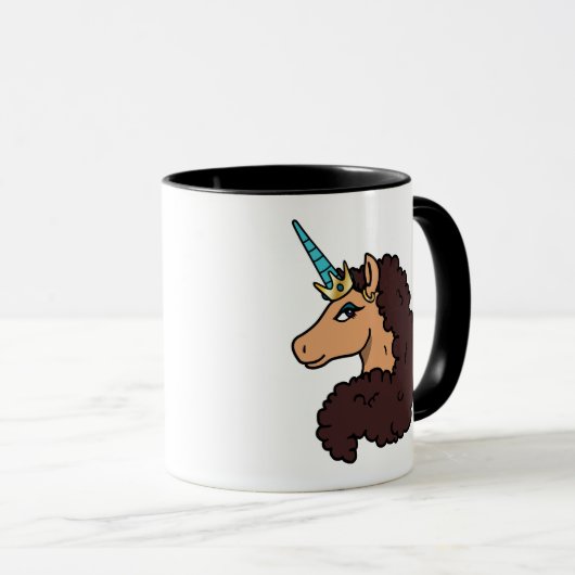 Mug Afro Unicorn | Divin (Devant droit)