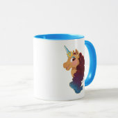 Mug Afro Unicorn | Divine la licorne (Devant droit)