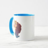Mug Afro Unicorn | Divine la licorne (Devant gauche)