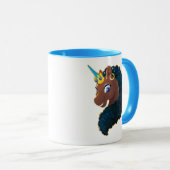 Mug Afro Unicorn | Magique (Devant droit)