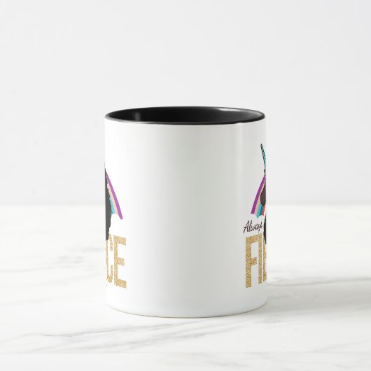 Mug Afro Unicorn | Magique - Toujours fière (Centre)