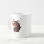 Mug Afro Unicorn Sucre de canne Heart Holiday (Devant gauche)