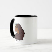 Mug Afro Unicorn | Unique (Devant gauche)