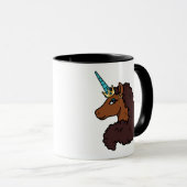Mug Afro Unicorn | Unique (Devant droit)